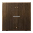 JUNG - Wippe mit Lichtleiter, mit Pfeilsymbolen für KNX Taster 1fach, Messing, antik