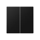 JUNG - Wippe für KNX Taster 2fach, Thermoplast lackiert, Serie A, graphitschwarz matt