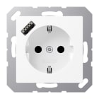 JUNG - SCHUKO Steckdose 16A 250V ~, mit USB-Ladegerät 1xTyp A, SAFETY+, schneeweiss