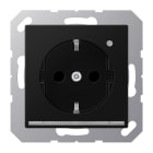 JUNG - SCHUKO-Steckdose mit LED-Orientierungslicht, 16A 250V ~, SAFETY+, graphitsch