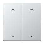 JUNG - Wippe, mit Pfeilsymbolen für KNX Taster 2fach, Serie LS, Aluminium
