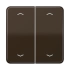 JUNG - Wippe, mit Pfeilsymbolen für KNX Taster, Duroplast, Serie CD, braun