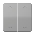 JUNG - Wippe, mit Pfeilsymbolen für KNX Taster, Duroplast, Serie CD, grau
