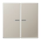 JUNG - Wippe mit Lichtleiter für KNX Taster 2fach, Serie LS, Edelstahl