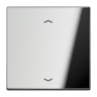 JUNG - Wippe, mit Pfeilsymbolen für KNX Taster 1fach, Metall verchromt, glanzchrom