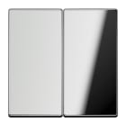 JUNG - Wippe für KNX Taster 2fach, Metall verchromt, Serie LS, glanzchrom
