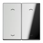 JUNG - Wippe, mit Pfeilsymbolen für KNX Taster 2fach, Metall verchromt, glanzchrom
