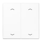 JUNG - Wippe, mit Pfeilsymbolen für KNX Taster 2fach, Duroplast, Serie LS, alpinweiss