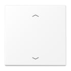 JUNG - Steuertaste Standard, Pfeilsymbole, Duroplast lackiert, schneeweiss matt