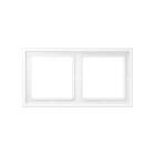 JUNG - Rahmen 2fach, Thermoplast lackiert, LS ZERO, schneeweiss matt