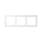 JUNG - Rahmen 3fach, Thermoplast lackiert, LS ZERO, schneeweiss matt