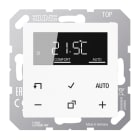 JUNG - Raumtemperaturregler mit Display Standard, Serie AS/A, alpinweiss