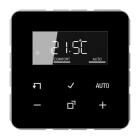JUNG - Raumtemperaturregler mit Display Standard, Serie CD, schwarz