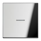 JUNG - eNet Funk-Steuertaste Standard 1fach, Metall verchromt, Serie LS, glanzchrom