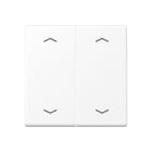 JUNG - Wippe, mit Pfeilsymbolen für KNX Taster 2fach, schneeweiss