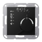 JUNG - KNX Stetigregler mit integrierter Tasterschnittstelle 4fach, graphitschwarz