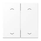 JUNG - EnOcean Funk-Wandsender 4-kanalig, 4 Pfeilsymbole, Serie LS, schneeweiss matt
