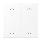 JUNG - Wippe, mit Pfeilsymbolen für KNX Taster 2fach, Serie LS, schneeweiss matt