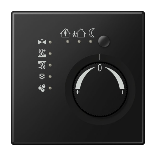 JUNG - KNX Stetigregler mit integrierter Tasterschnittstelle 4fach, graphitschwarz matt