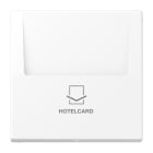JUNG - Hotelcard-Schalter (ohne Taster-Einsatz), Hotelcard, Serie LS, schneeweiss matt
