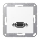 JUNG - Multimedia-Anschlusssystem VGA, Serie A, schneeweiss matt