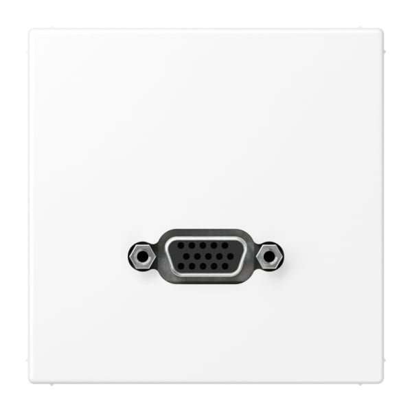 JUNG - Multimedia-Anschlusssystem VGA, Serie LS, schneeweiss matt