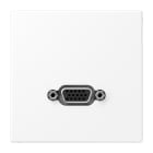 JUNG - Multimedia-Anschlusssystem VGA, Serie LS, schneeweiss matt