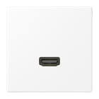 JUNG - Multimedia-Anschlusssystem HDMI, Serie LS, schneeweiss matt