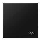 JUNG - Wippe 1fach, Symbol Licht, Serie LS, graphitschwarz matt