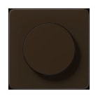 JUNG - Abdeckung mit Drehknopf, Duroplast, Serie CD, braun
