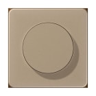 JUNG - Abdeckung mit Drehknopf, Serie CD, gold-bronze