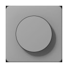 JUNG - Abdeckung mit Drehknopf, Duroplast, Serie CD, grau