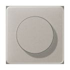 JUNG - Abdeckung mit Drehknopf, Serie CD, platin