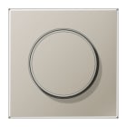 JUNG - Abdeckung für Drehdimmer, Serie LS, Edelstahl
