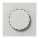 JUNG - Abdeckung mit Drehknopf, Duroplast, Serie LS, lichtgrau