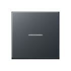 JUNG - KNX RF Taster 1fach, Thermoplast lackiert, Serie A, anthrazit matt