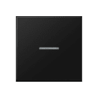 JUNG - KNX RF Taster 1fach, Thermoplast lackiert, Serie A, graphitschwarz matt