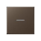 JUNG - KNX RF Taster 1fach, Duroplast lackiert, Serie A, mokka
