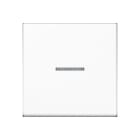 JUNG - KNX RF Taster 1fach, Duroplast, Serie A, alpinweiß