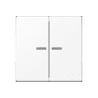 JUNG - KNX RF Taster 2fach, Thermoplast lackiert, Serie A, schneeweiß matt