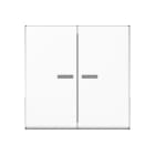 JUNG - KNX RF Taster 2fach, Duroplast, Serie A, alpinweiß