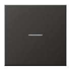 JUNG - KNX RF Taster 1fach, neutral, Alu lackiert, anthrazit