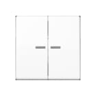 JUNG - KNX RF Taster 2fach, Duroplast, Serie AS, alpinweiß