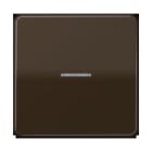 JUNG - KNX RF Taster 1fach, Duroplast, Serie CD, braun