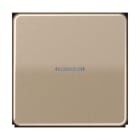 JUNG - KNX RF Taster 1fach, Aluminium eloxiert, Serie CD, gold-bronze