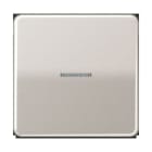 JUNG - KNX RF Taster 1fach, Aluminium eloxiert, Serie CD, platin