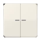 JUNG - KNX RF Taster 2fach, Duroplast, Serie CD, weiß