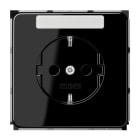 JUNG - SCHUKO Steckdose, 16A 250V ~, SAFETY+, Duroplast, Serie CD, schwarz
