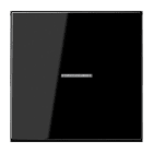 JUNG - KNX RF Taster 1fach, Duroplast, Serie LS, schwarz