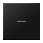JUNG - KNX RF Taster 1fach, Duroplast lackiert, Serie LS, graphitschwarz matt